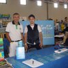 Tommaso Aricò del portale Acquariofiliaitalia.it  e il dott Enzo Alibrandi