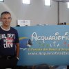 Tommaso Aricò responsabile del portale Acquariofiliaitalia.it ad Acquabeach 2011 svoltosi a Cesena