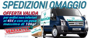 Spedizione gratuita per ordini superiori a 45,00 euro e peso inferiore ai 10 kg
