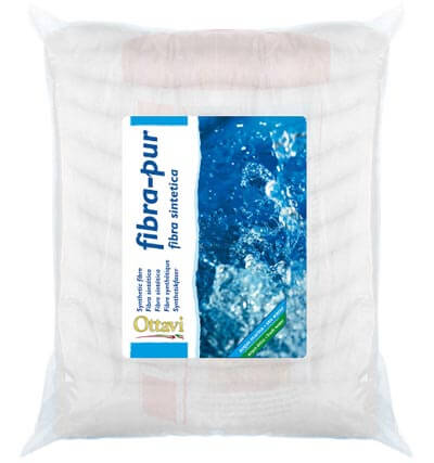 Ottavi Fibra-pur è una speciale fibra sintetica adatta al filtraggio meccanico dell'acquario.