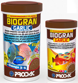 biogran garlic prodac international food aquarium fish