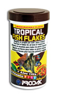 TROPICAL FISH FLAKES Mangime composto in scaglie per tutti i tipi di pesci tropicali d’acquario.
