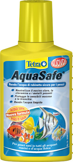 Tetra AcquaSafe - Rende sicura l'acqua del rubinetto, aggiungendo sostanze vitali