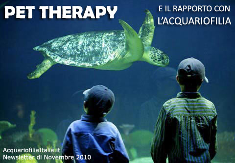 PET THERAPY E IL RAPPORTO CON L&rsquo;ACQUARIOFILIA