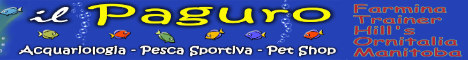 il Paguro - Acquariologia - Pesca sportiva - Pet shop