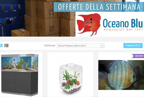 offerta della settimana acquariologia acquariofiia