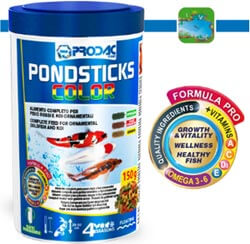 prodac pondsticks color alimento pesci laghetti ornamentali pesci rossi carpe koi