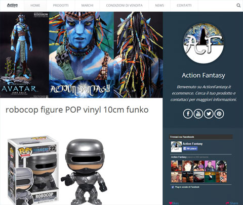Action Fantasy - www.actionfantasy.it e-commerce action figures, bandai, hot toys