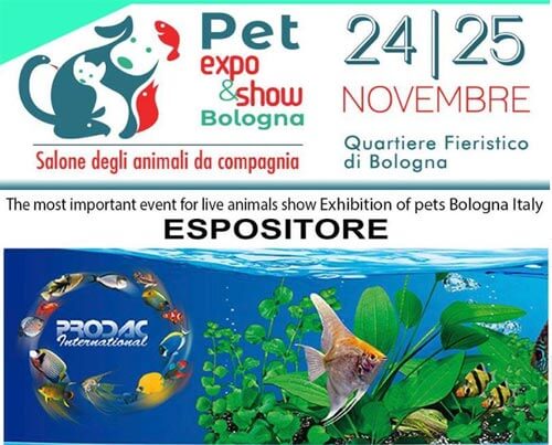 pet expo e show bologna prodac espositore 24-25 novembre 2018