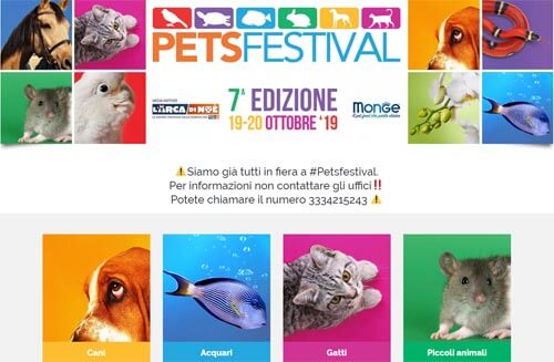 petsfestival settima edizione 19 20 ottobre 2019
