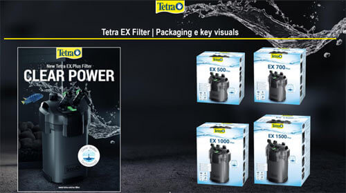 Tetra EX Plus Filter NUOVA GAMMA packaging