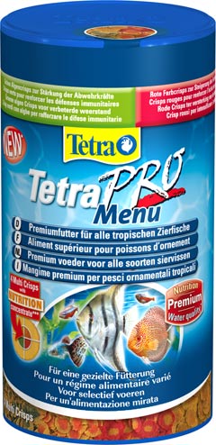 Tetra PRO mangimi dell'alto valore nutritivo. Tetra PRO Energy, Colour e Algae.